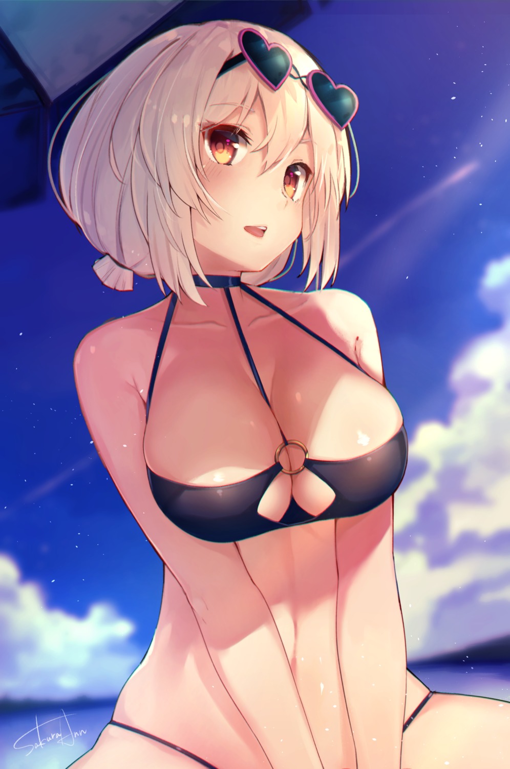 Sakura Cha Azur Lane Sirius Azur Lane Bikini Cleavage